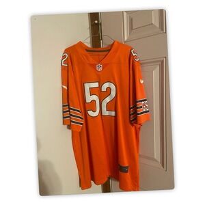 Nike Chicago Bears Khalil Mack #52 Orange NFL On Field Jersey Men's XXL